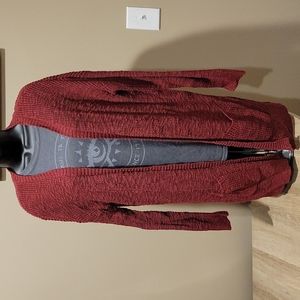 EUC Mossimo Supply Co. Deep Rust Color Cardigan